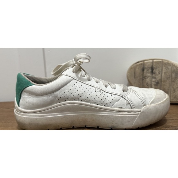 Dr. Scholl's Time Off Max Womens Shoes Sz 7 W Tennis White Leather Sneakers - Picture 2 of 11